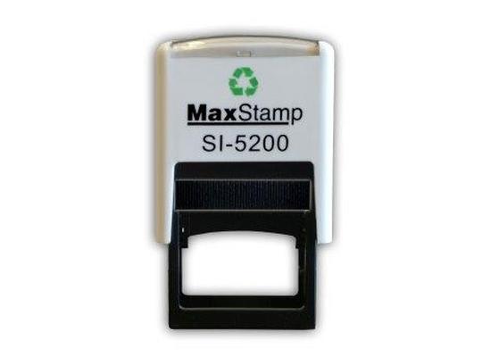 MaxStamp Self-Inking Round Sunflower Address Stamper 