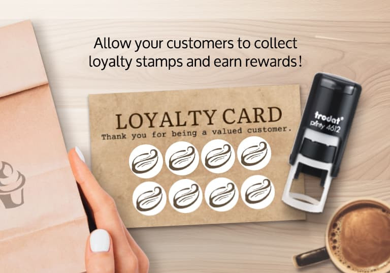 Loyalty Stamps for shops, coffee shops and bars