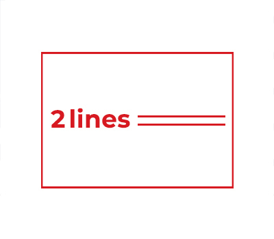 Stamps 2 Lines - customstampsonline.com