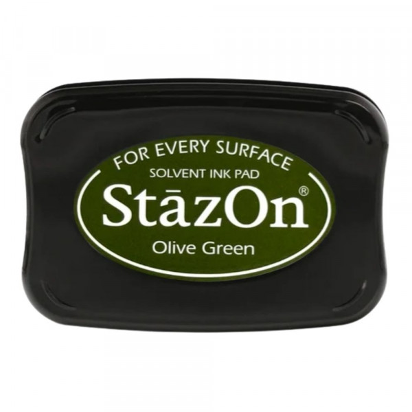 Olive Green StazOn Ink Pad