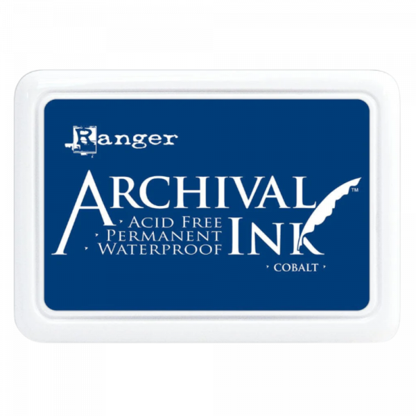 Ranger Ink Pad - Cobalt Blue - Archival 160 x 110mm