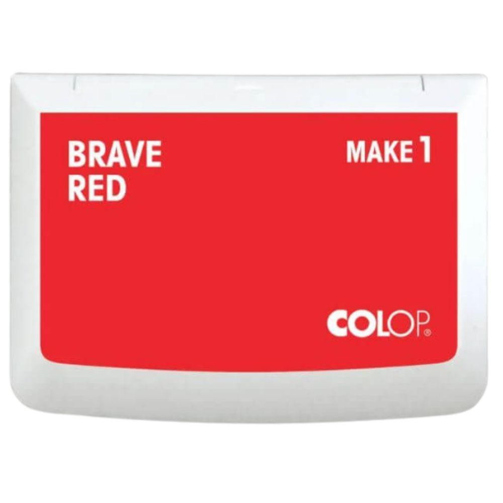 Colop Vegan Ink Pad Make 1 - Brave Red
