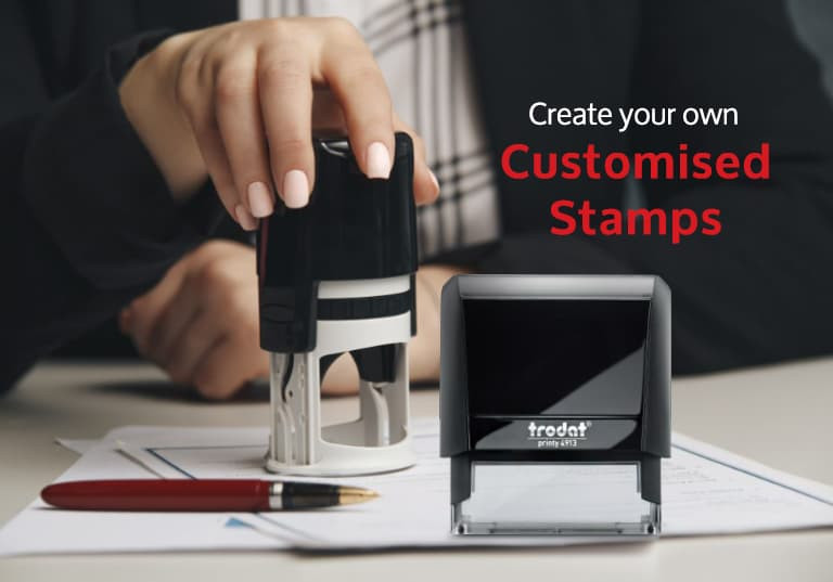 Creating your customised stamp