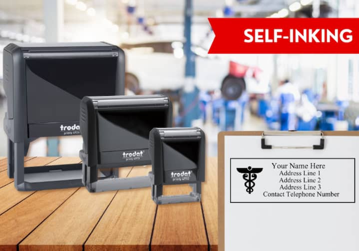 Self Inking Stamps in a large range of sizes
