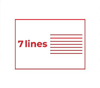 Stamps 7 Lines - customstampsonline.com
