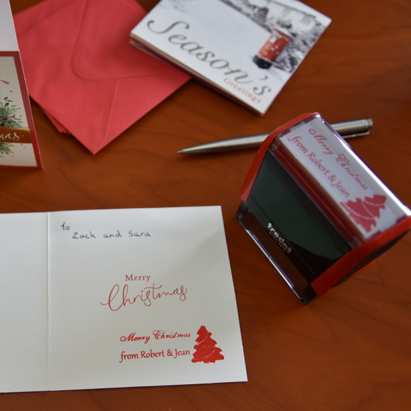 Greeting Card Signature Stamp